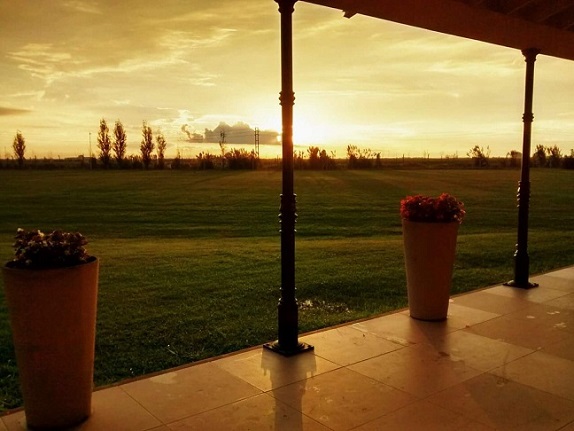 House atardecer